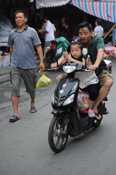 Shanghai Tourist Mission: Pops and baby on a strol